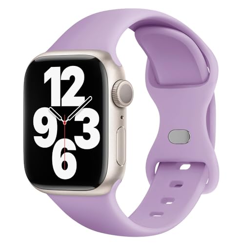 Soft Silicone Sport Band Compatible with Apple Watch
