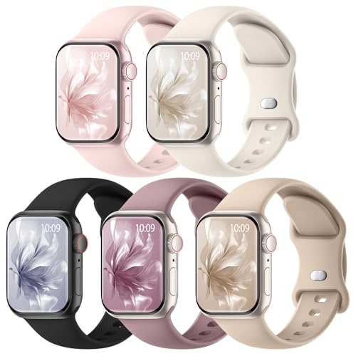5 Pack Sport Bands for Apple Watch Band
