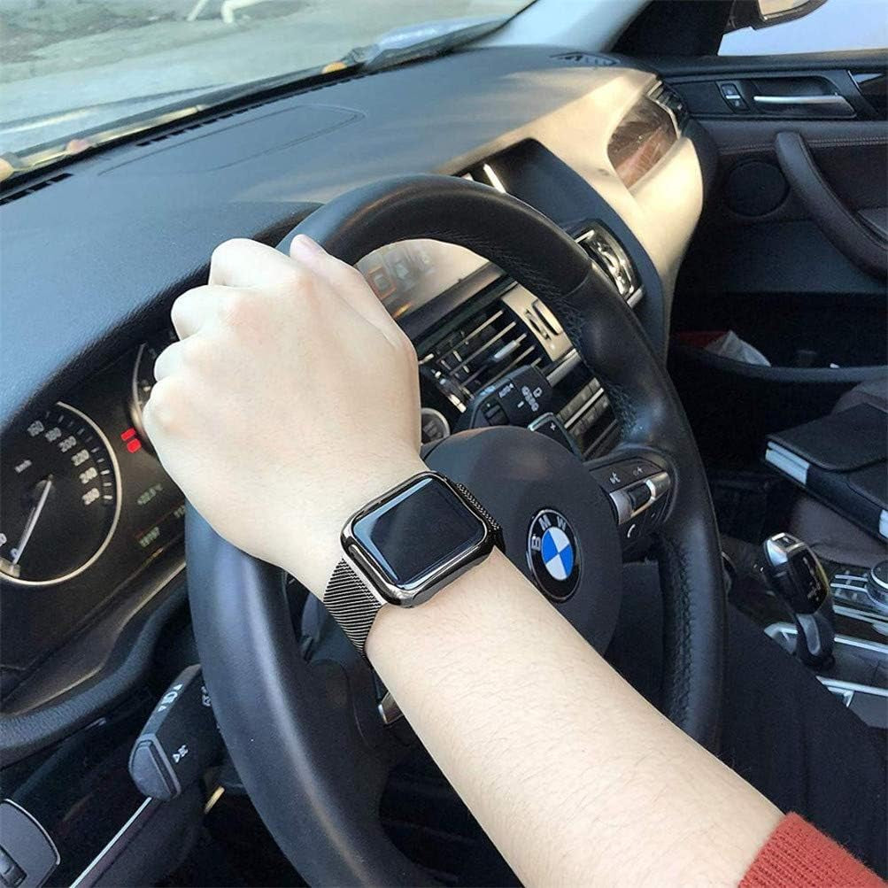 Bands Compatible for Apple Watch 38Mm 40Mm 41Mm 42Mm 44Mm 45Mm Metal Adjustable Stainless Steel Strap for Iwatch Series 7/8/6/SE/5/4/3/2/1