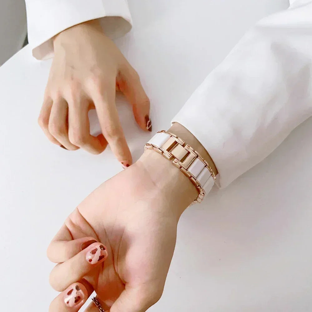 Bandelle Stainless Steel Resin Strap