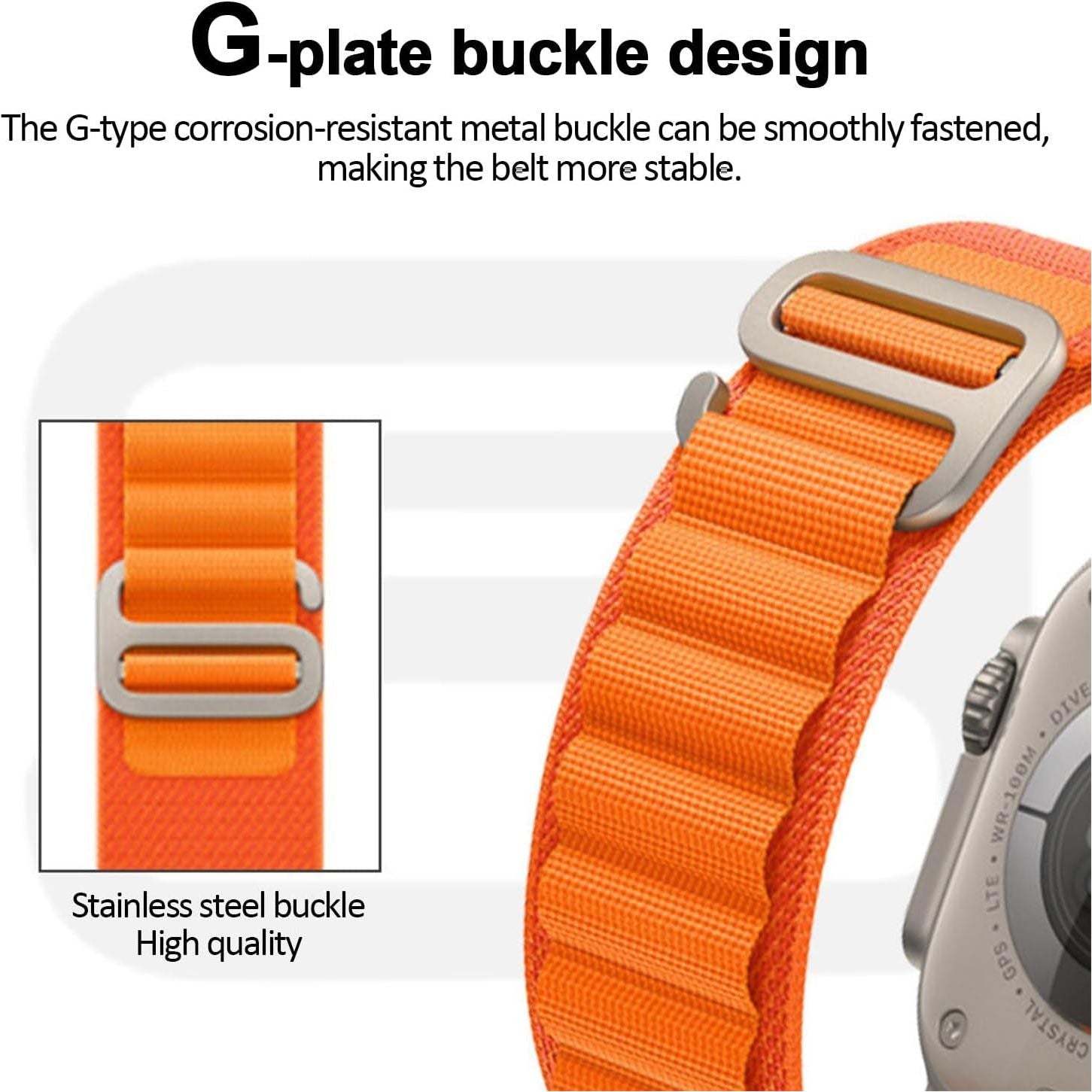4 Pack Sport Bands Compatible with Apple Watch Ultra 42Mm 44Mm 45Mm 49Mm, Replacement Bands for Apple Watch, Adjustable Sport with Titanium G-Hook Braided Bands for Iwatch Series 9/8/7/6/5/4/3/2/1/SE
